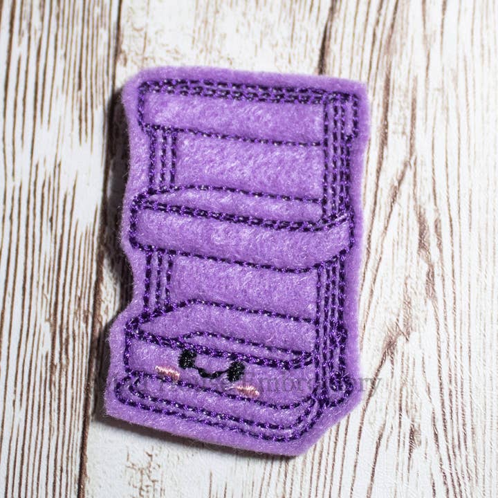 Cart Feltie, Cart Felt, Uncut Cart Feltie, Uncut Felt Feltie, Uncut Felt, Felt Applique, Feltie Embellishment, Badge Reel Felties for wholesale by Mad House Embroidery