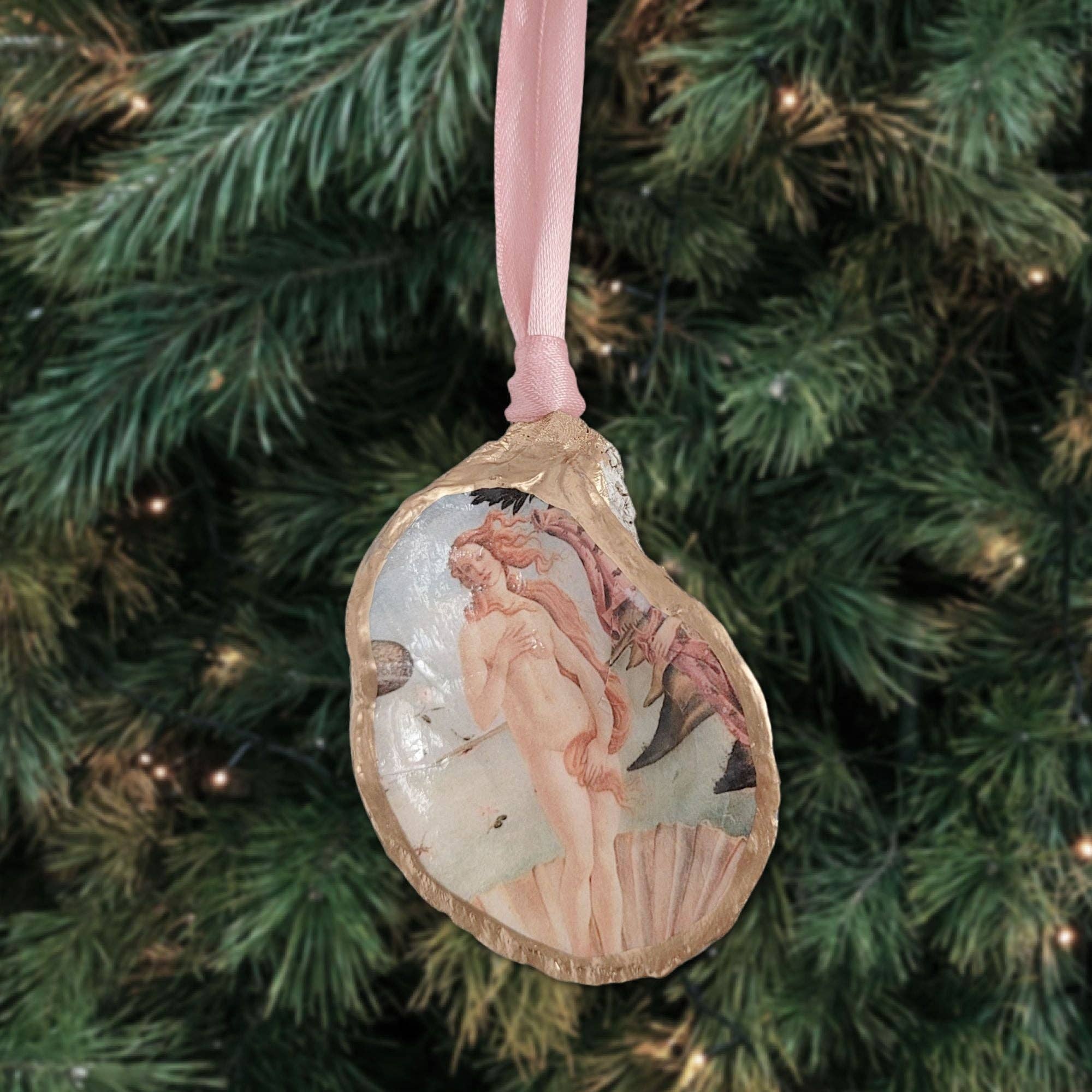 Beatrixbell Handcrafted - Wholesale Ornament - Birth of Venus Ornament • Oyster Shell6