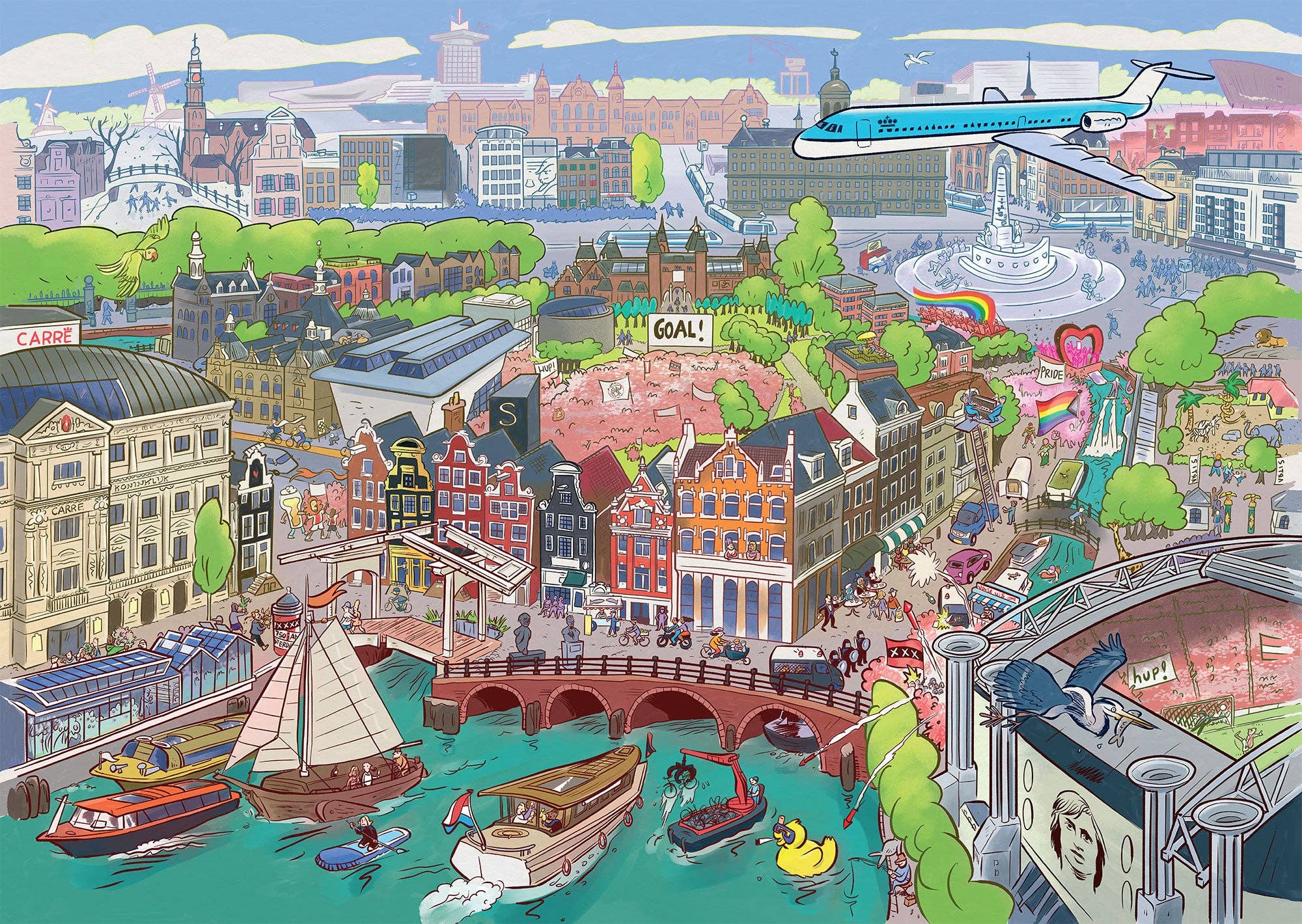 Puzzle in a Bag - Wholesale Puzzle - Adult - Amsterdam puzzel - 1000 pieces - Language: English4