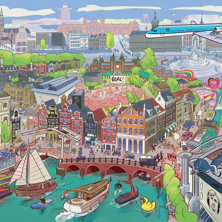 Puzzle in a Bag - Wholesale Puzzle - Adult - Amsterdam puzzel - 1000 pieces - Language: English4