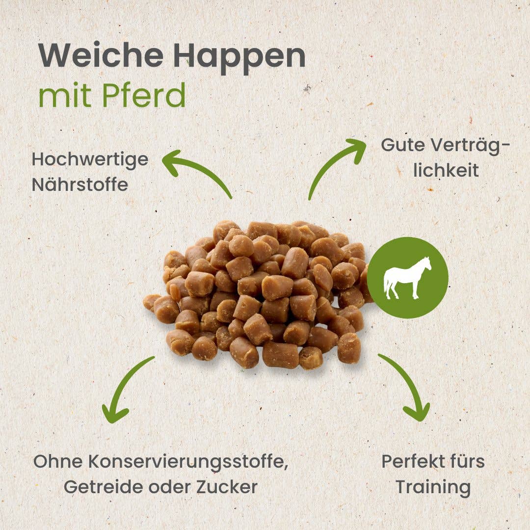 Kauartikel.com GmbH - Wholesale Pet Treats - Dog - Soft bites with horse4