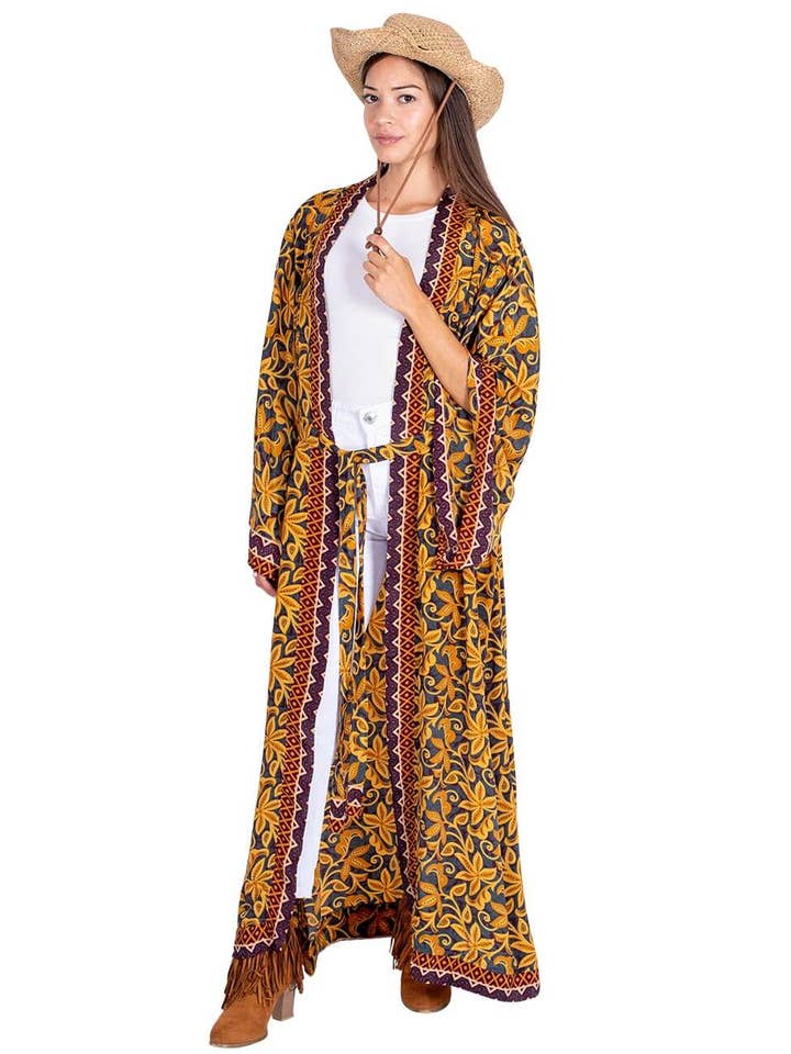 Kimago Look - Wholesale Kimono - Women's - Long Boho Kimono
