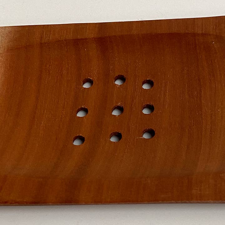 VIE – wholesale Tvålhållare – Sapodilla Trä Tvålkopp, 12x7cm