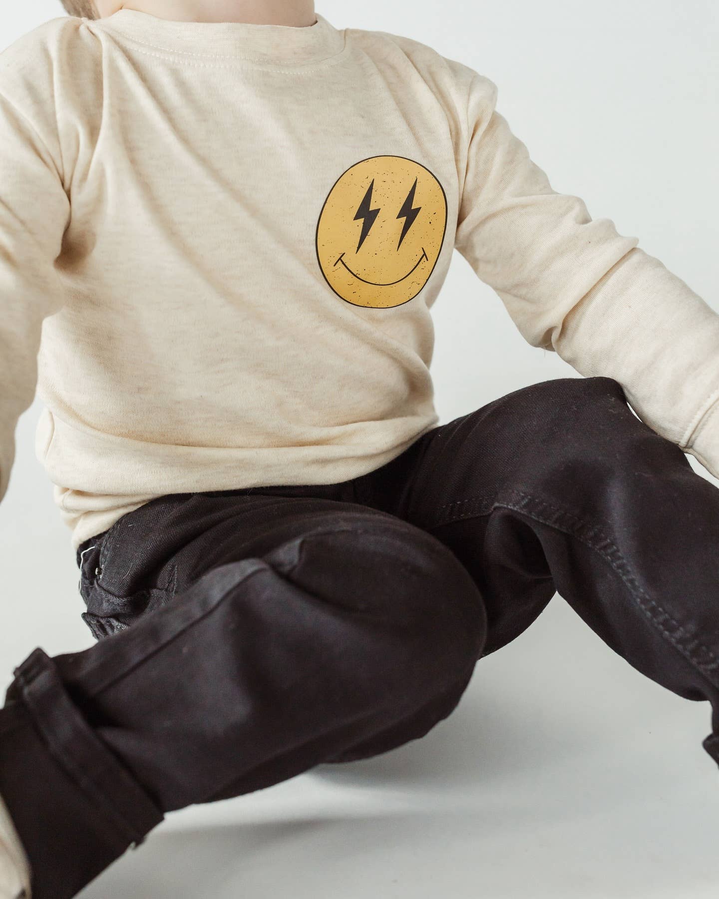 Copilot Clothing Company - Wholesale Screen Printed T-Shirt - Kids - Little man graphic long sleeve shirt baby and toddler1