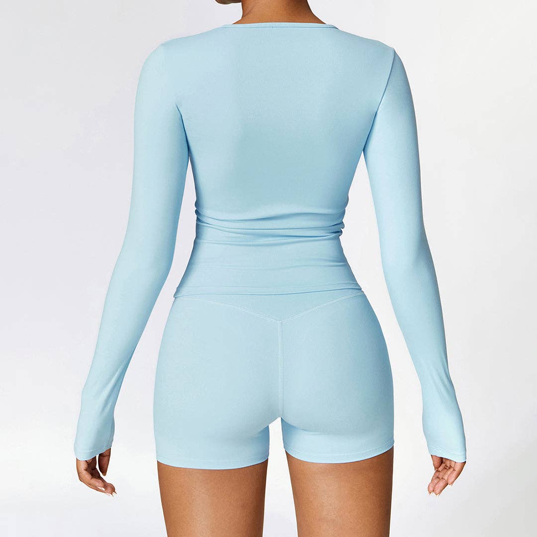 WONDERXFANS - Wholesale Athletic Top - Women's - Yoga running sports long sleeve tops3