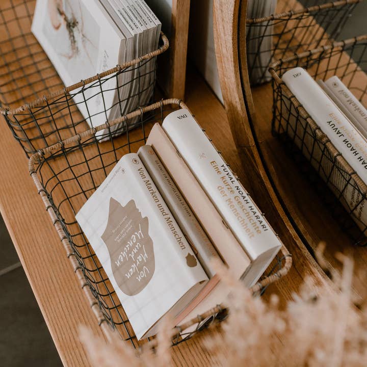 Eulenschnitt - Wholesale Basket - wire basket square 30x23 cm (PU = 6 pcs)5