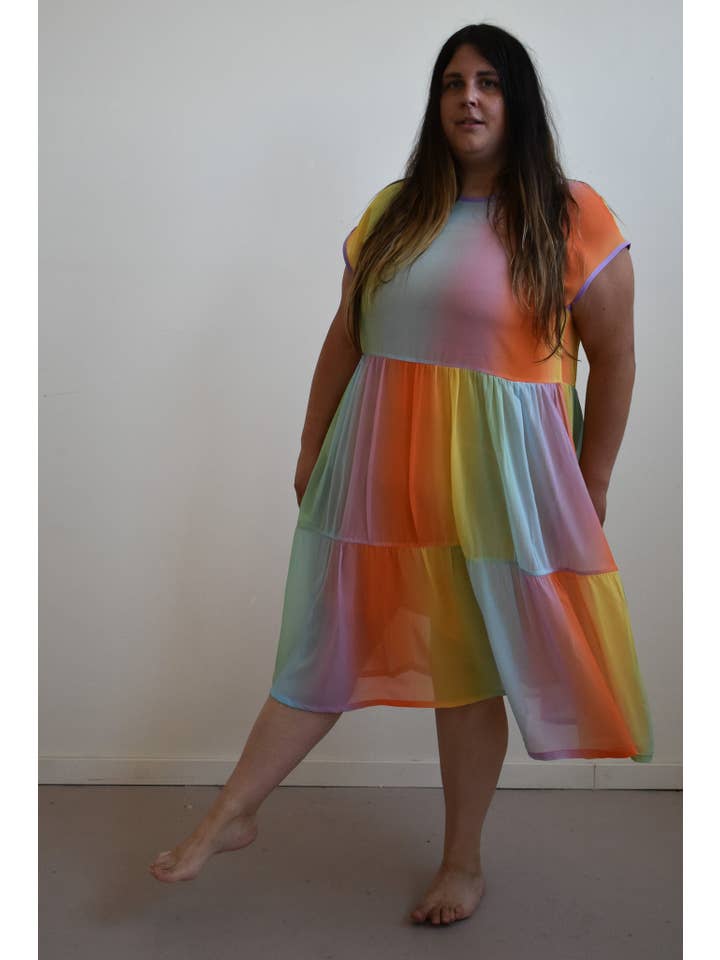 Altar - Wholesale Dress - Women's - Prism Dress in Sunrise16