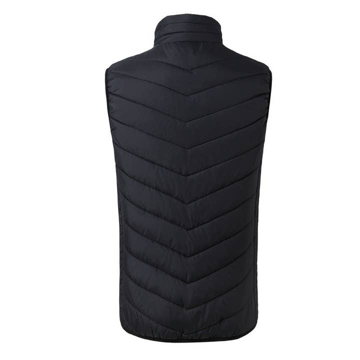 OceanusSwim - Wholesale Outerwear Vest - Women's - 17PCS Heated Jacket Fashion Men Women Coat Intelligent USB Electric Heating Thermal Warm Clothes Winter Heated Vest10