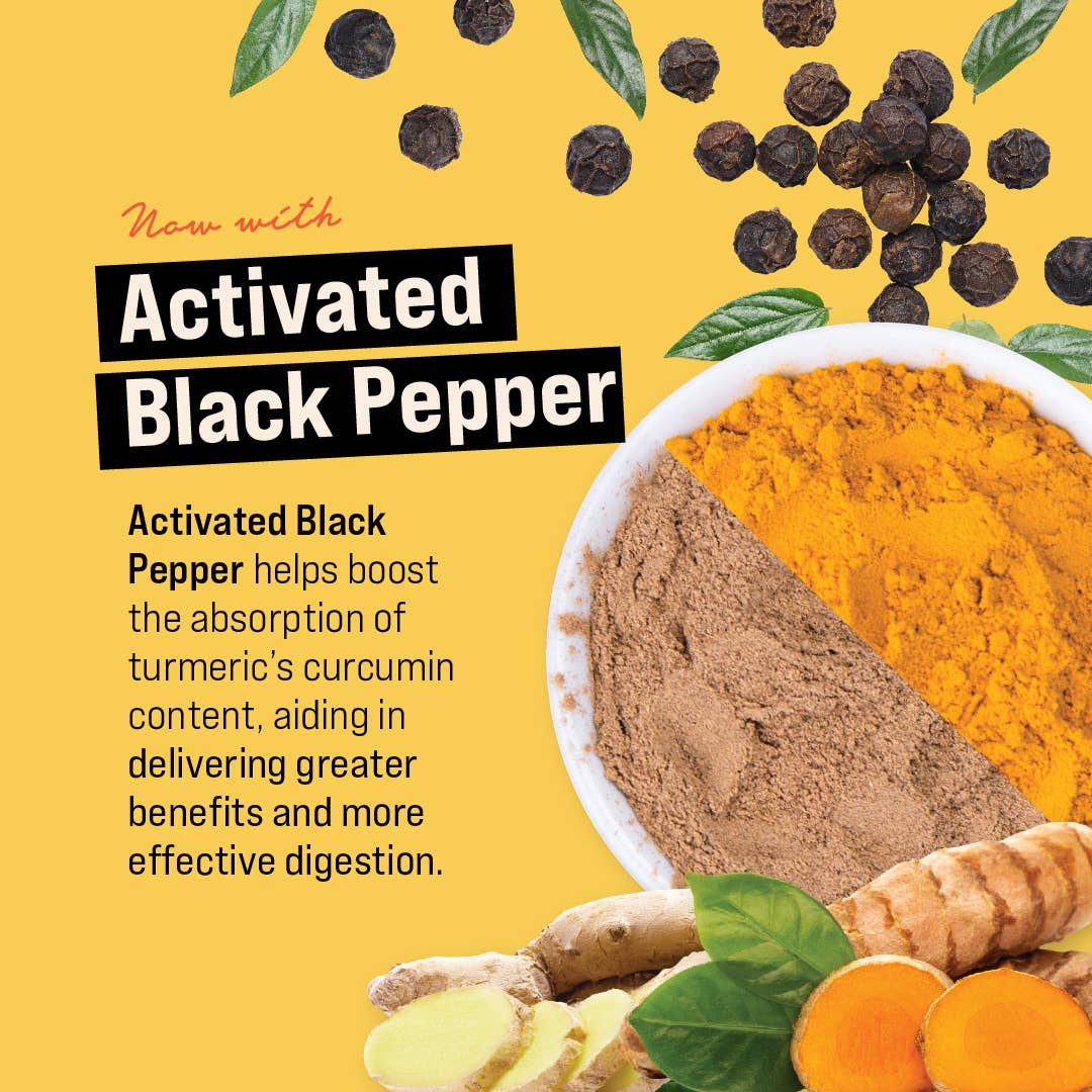 360 Nutriton - Wholesale Protein/Superfood Powder - Turmeric Ginger Powder with Activated Black Pepper 3.3 oz4