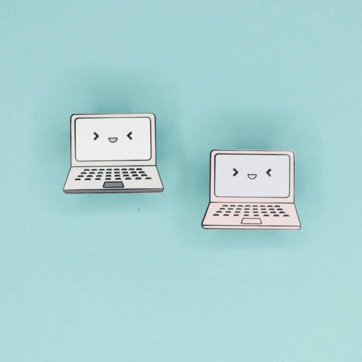 Pin émaillé dur pour ordinateur portable de jeu pour la vente par Dbl Feature