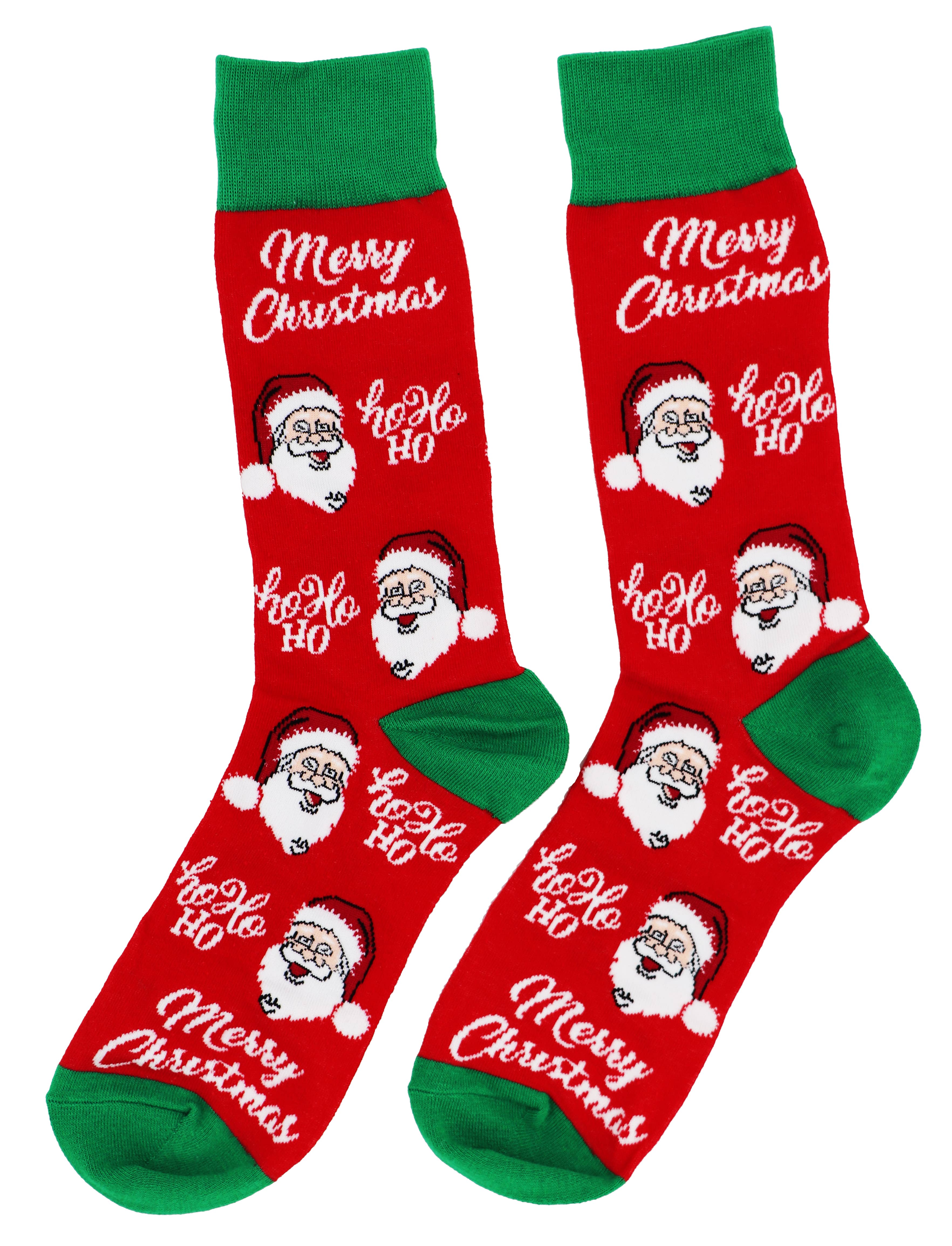 SoXcellent - Vente Chaussettes – unisexe - Chaussettes fantaisie unisexes Merry Christmas Santa Claus Hohoho19