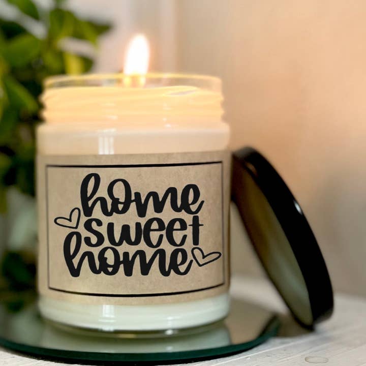KKH Candles - Wholesale Jar/Filled Candle - Home Sweet Home - Custom Quote Candle0