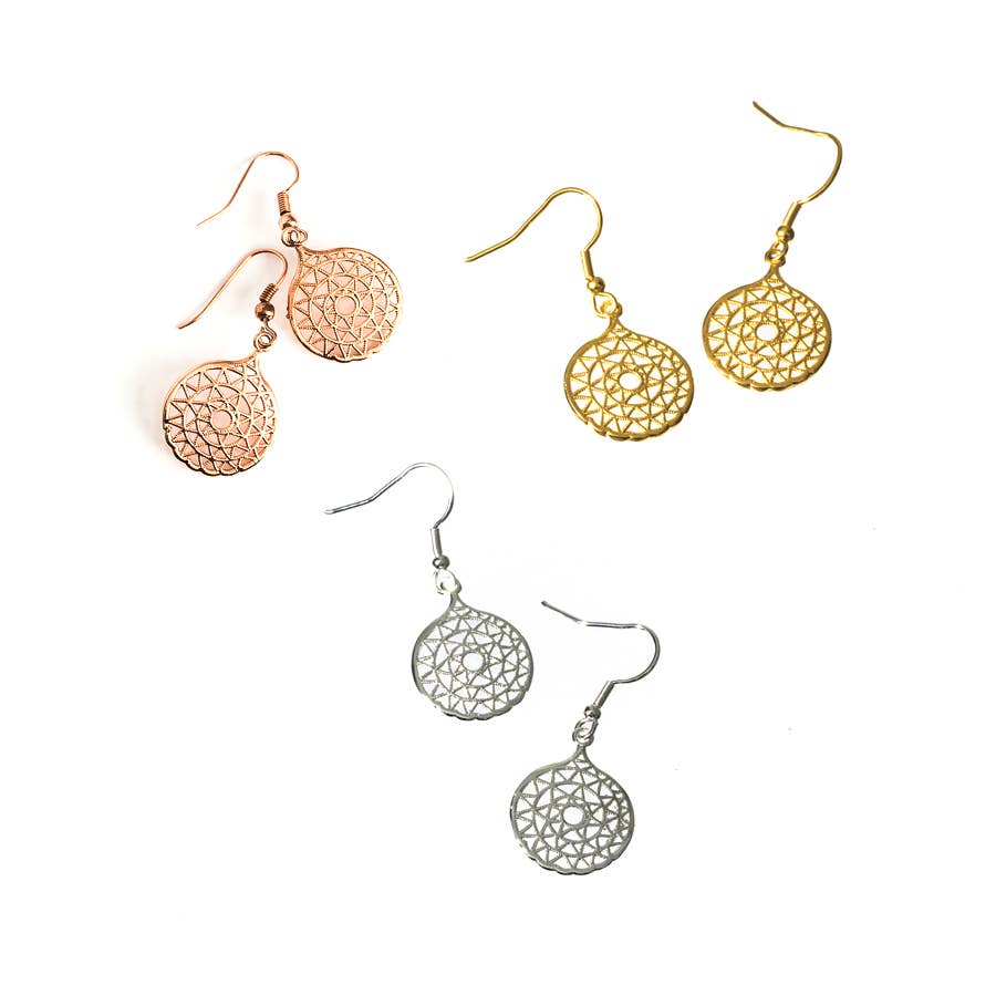 Ethical Global - Wholesale Dangle Earrings - Aurora Earrings (Silver,14K, Rose) - Ethically Made10