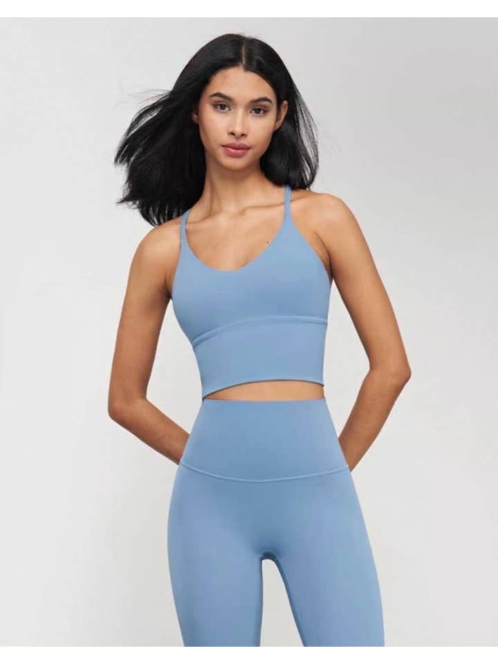 Belsize Activewear – wholesale Activewear set – Women′s – Sports Bra and Leggings Two Piece Sets pilates outfits1