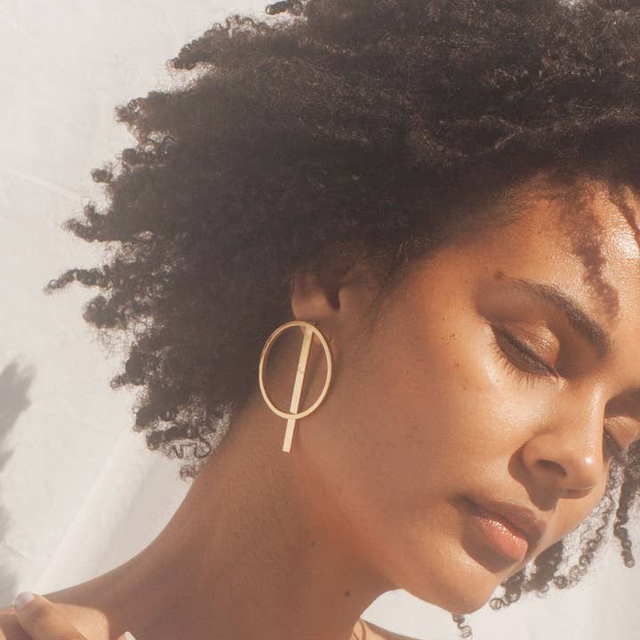 Embrace Convertible Earrings | Brass for wholesale by MULXIPLY