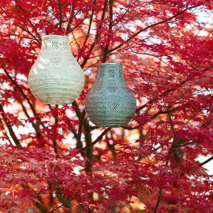 Allsop Home & Garden - Venta al por mayor Luces de exterior/césped - Linterna solar Stella Bulb de 8 pulgadas, diseño Pearl Wave3