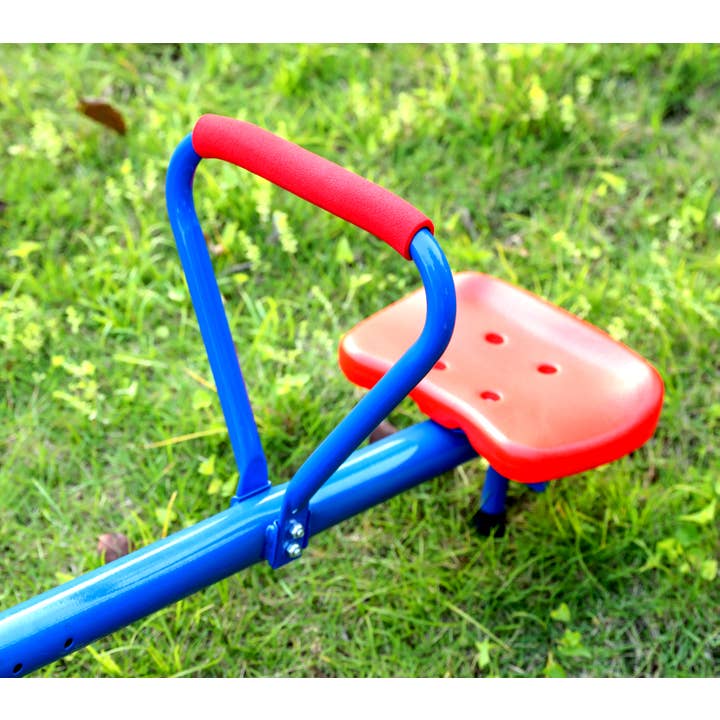 Quickway Imports - Wholesale Sporting Game - Kids & Baby - Outdoor Red and Blue Metal Rotating Seesaw5
