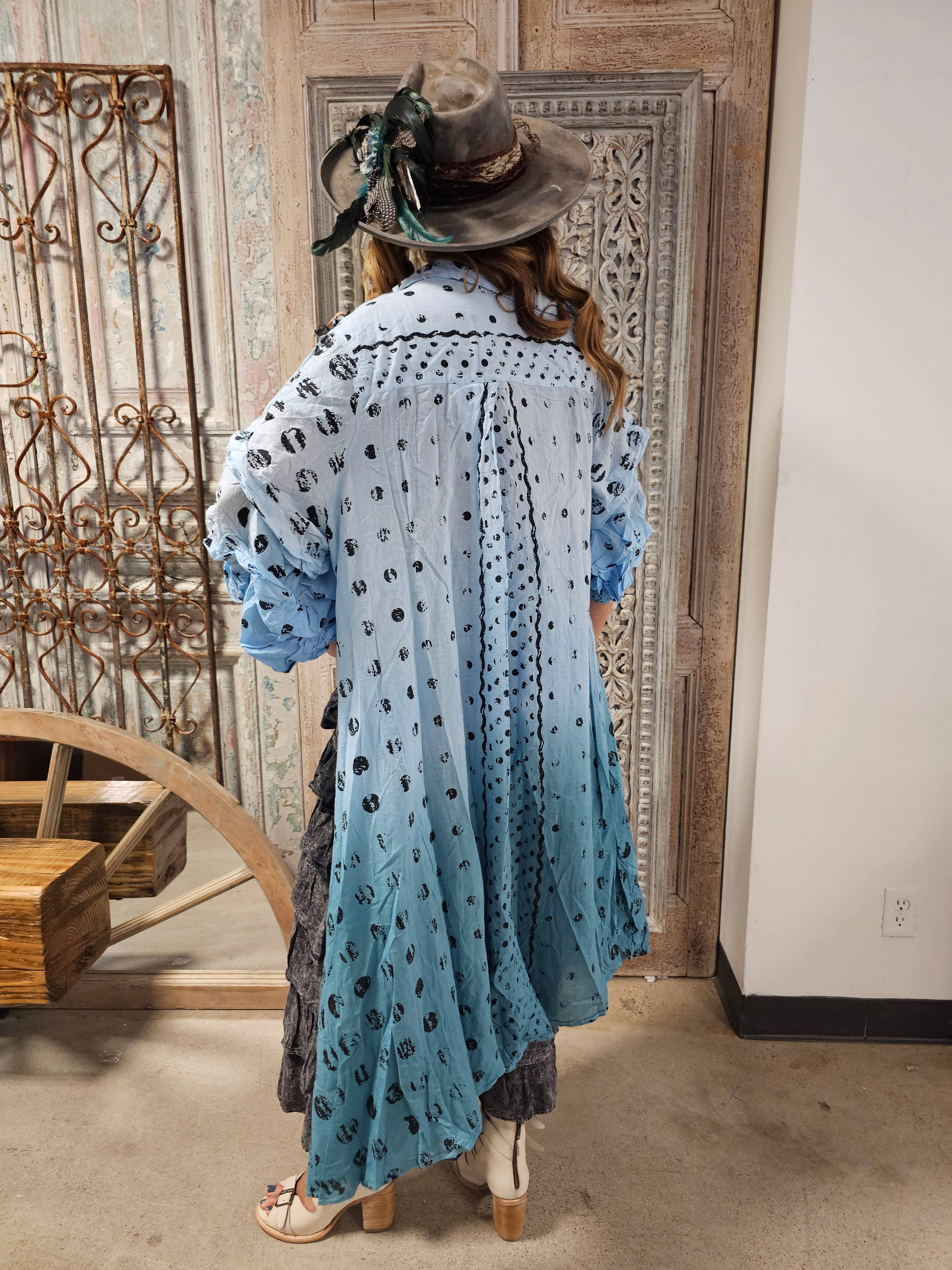 A Rare Bird Shop - Wholesale Jacket - Women's - Ombre Vintage Dot Duster2