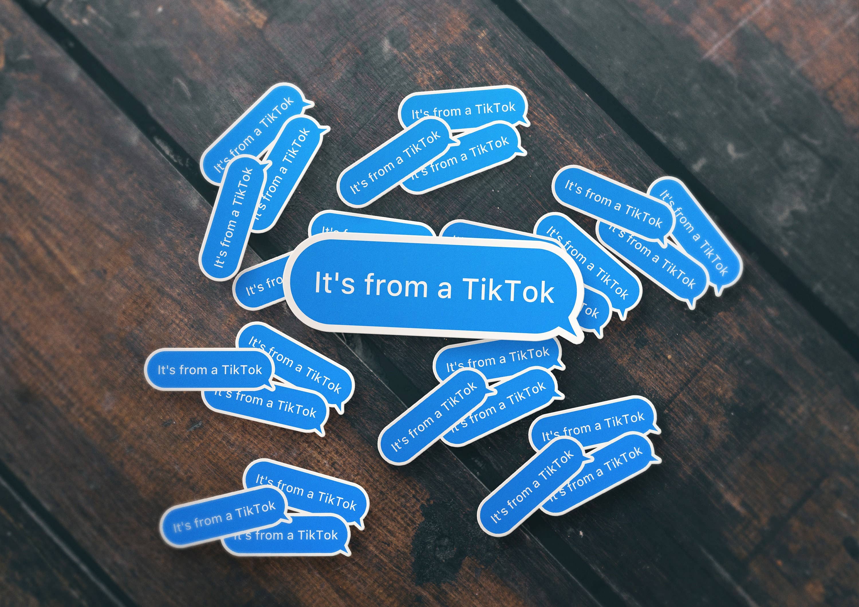 Sticker Bull - Wholesale Sticker - Its From A TikTo Sticker, TikTok, Meme Sticker, TikTok Waterproof Vinyl Sticker It's From A TikTok for Laptop, Waterbottle and, Car4