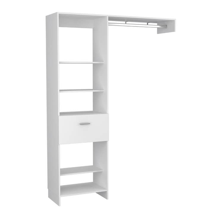 TUHOME FURNITURE - Wholesale Bedroom Furniture - Manchester 150 Closet System White