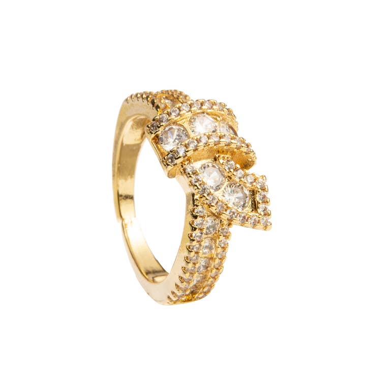 AB Cubic Zirconia Ring R2636 for wholesale on Faire