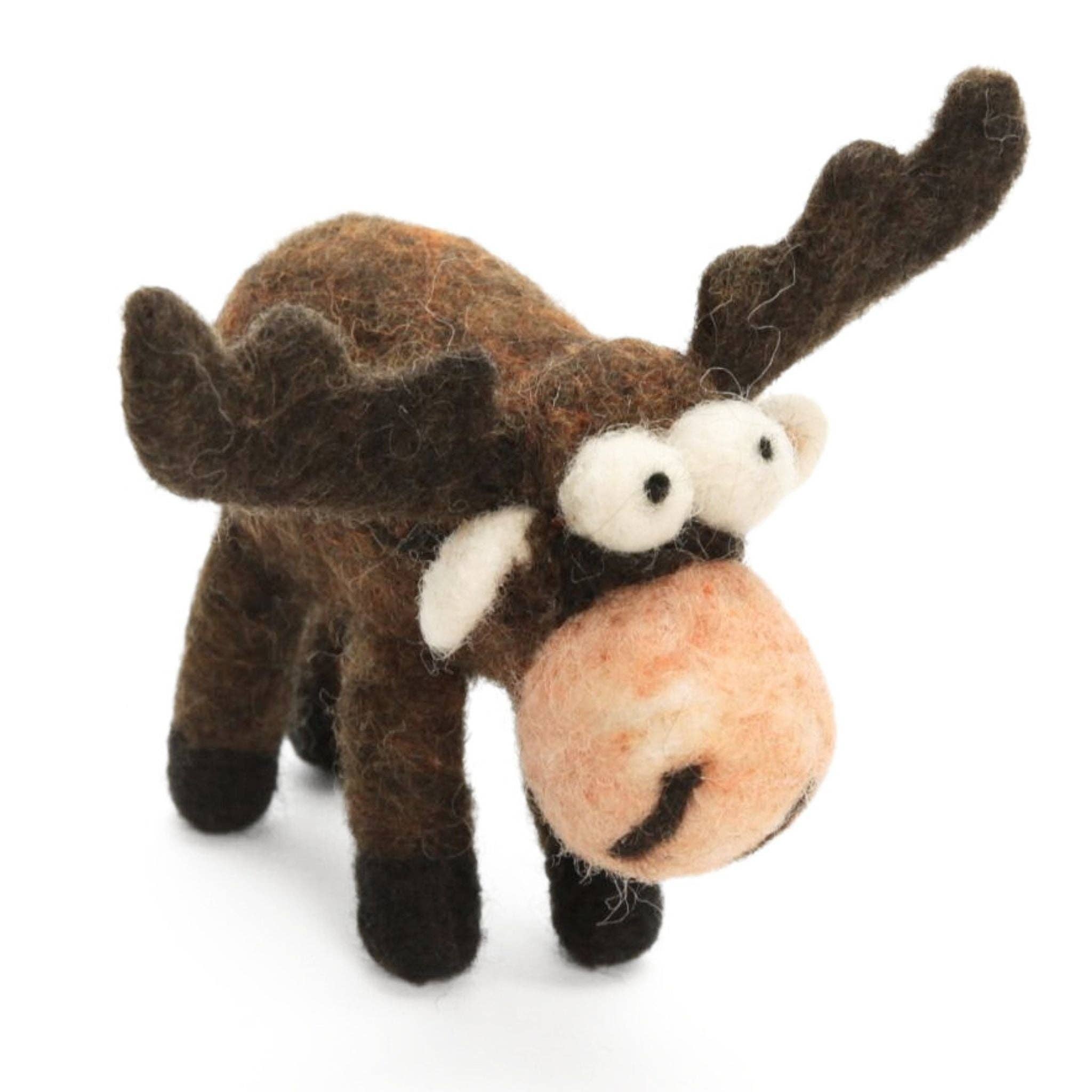 Woolbuddy - Venta al por mayor Kit de manualidades - Kit de fieltro con aguja DIY - Alce1