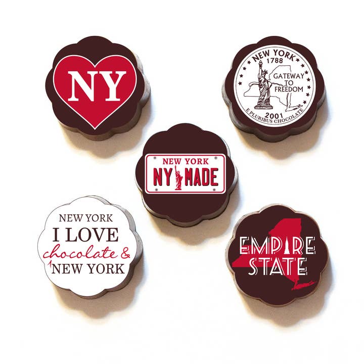 New York State Schokoladenüberzogene Karamellen - Schachtel mit 5 Stück und andere Ergebnisse für excelsior schokolade im Großhandel. Kostenlose Rücksendungen und 60-Tage-Zahlungsziel auf Faire im Trend auf Faire.