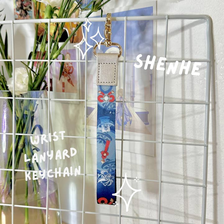 Shenhe Læder Håndledsrem Nøglering - Genshin Impact for engroshandel hos Studio Ayu