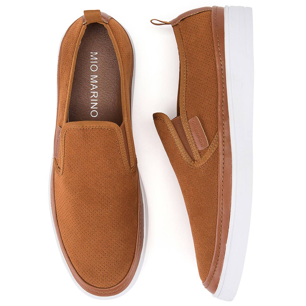 Mio Marino - Wholesale Slip On Sneakers - Men's - Suede Fashion Sneaker6