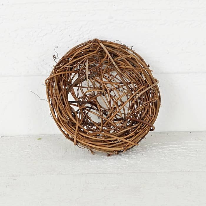 Holiday Depot Inc. - Wholesale Decorative Tabletop Object - M30920- 4.5inD Twiggy Bird Nest-Natural2