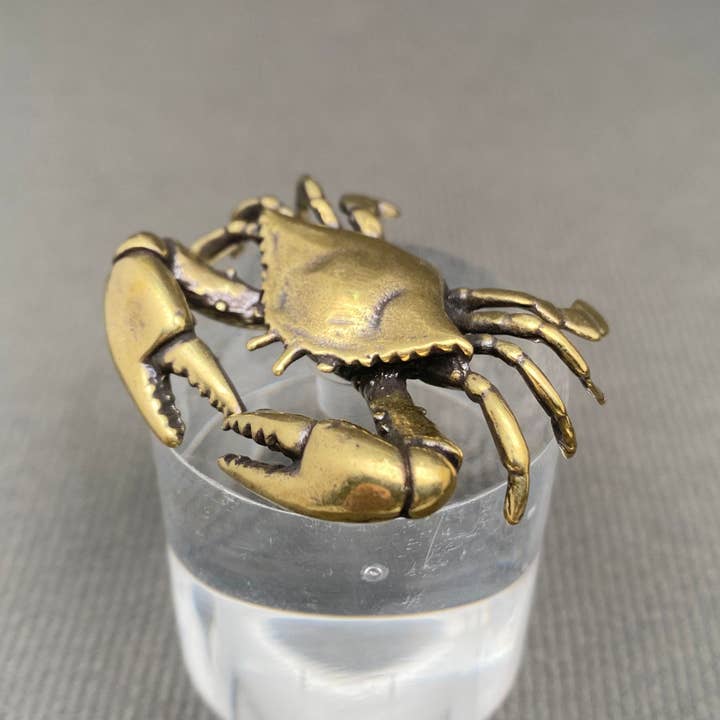 Mio Queena - Wholesale Decorative Tabletop Object - Brass Crab Crafts Decoration Desktop Ornaments1