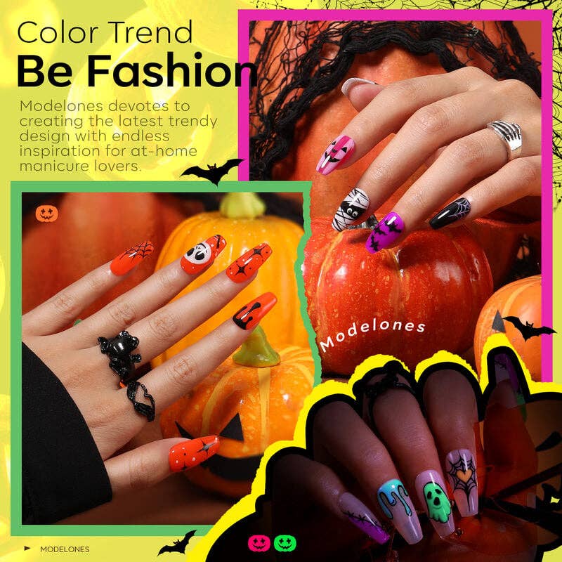 Modelones – wholesale Nail polish set – Horror Night - 6 Shades Luminous Gel Polish Set 7ml2