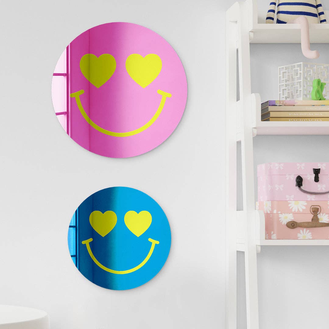 4ArtWorks – wholesale Wall mirror – Happy Face with Hearts Eyes | Acrylic Art | Mirror Decor6