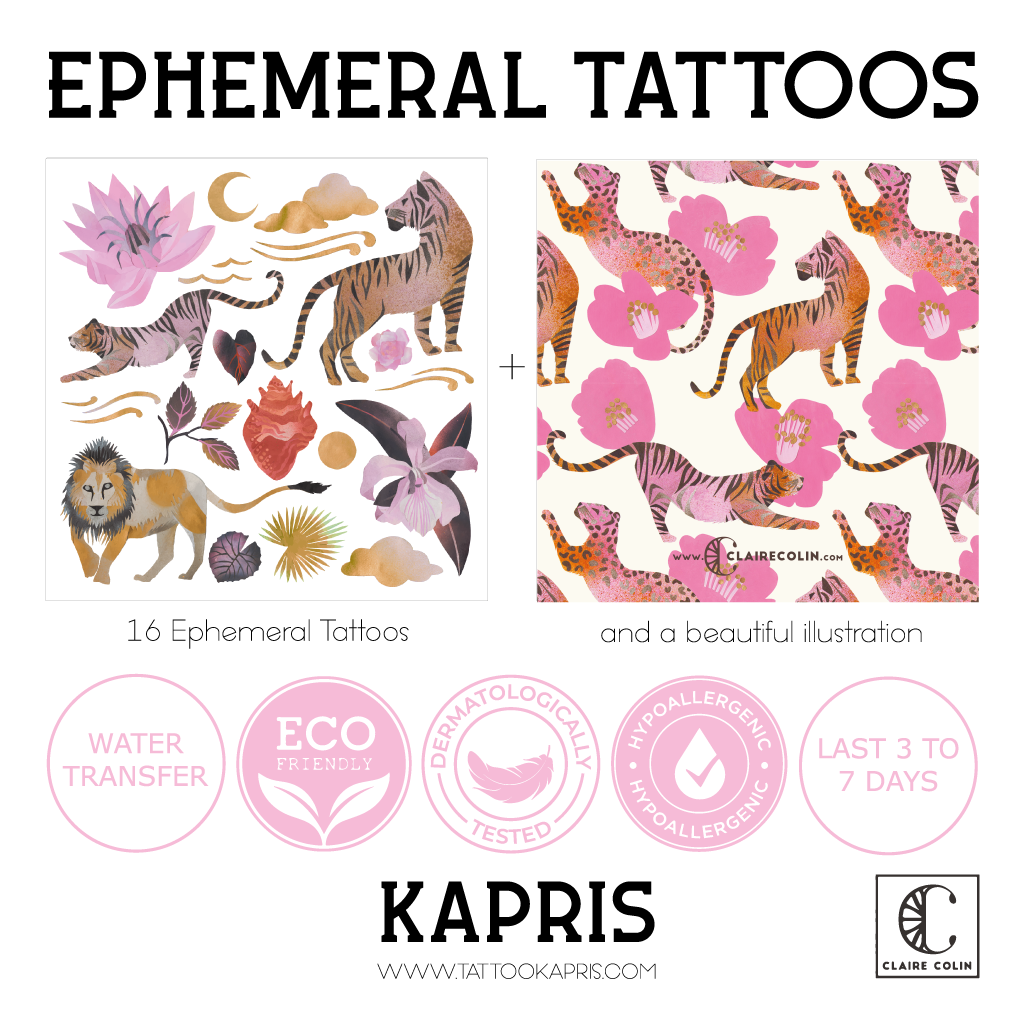Kapris - Wholesale Temporary Tattoo - Kids - Tatouages temporaires - GOLDEN GARDEN3