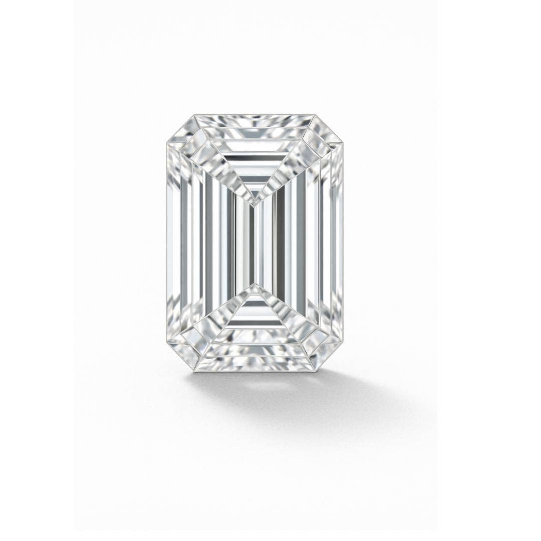 Fine Diamond - Wholesale Single Stone/Solitaire Ring - Emerald Cut Loose Lab Grown Diamond Stone VVS2 IGI Certified3