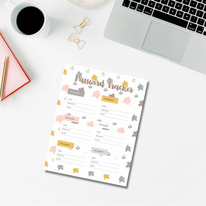 Missh Shop - Wholesale Journal/Diary - Password Tracker 20 pages 160 passwords9