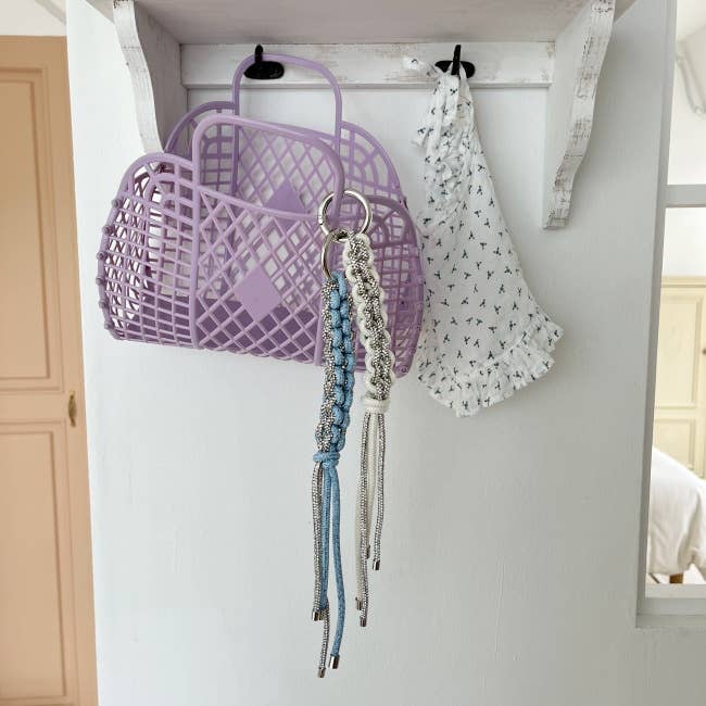 MOND HAUS - Vente Porte-clés – unisexe - Porte-clés Meow | Breloque kitsch Y2K en corde tressée éblouissante11