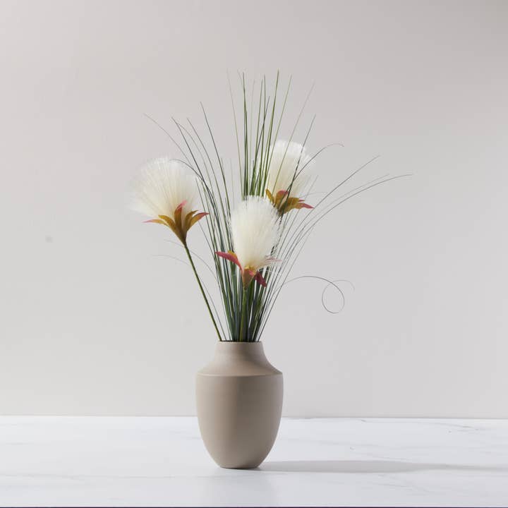 Dandelions in Milan Vase-Med for wholesale by Fauxever Florals