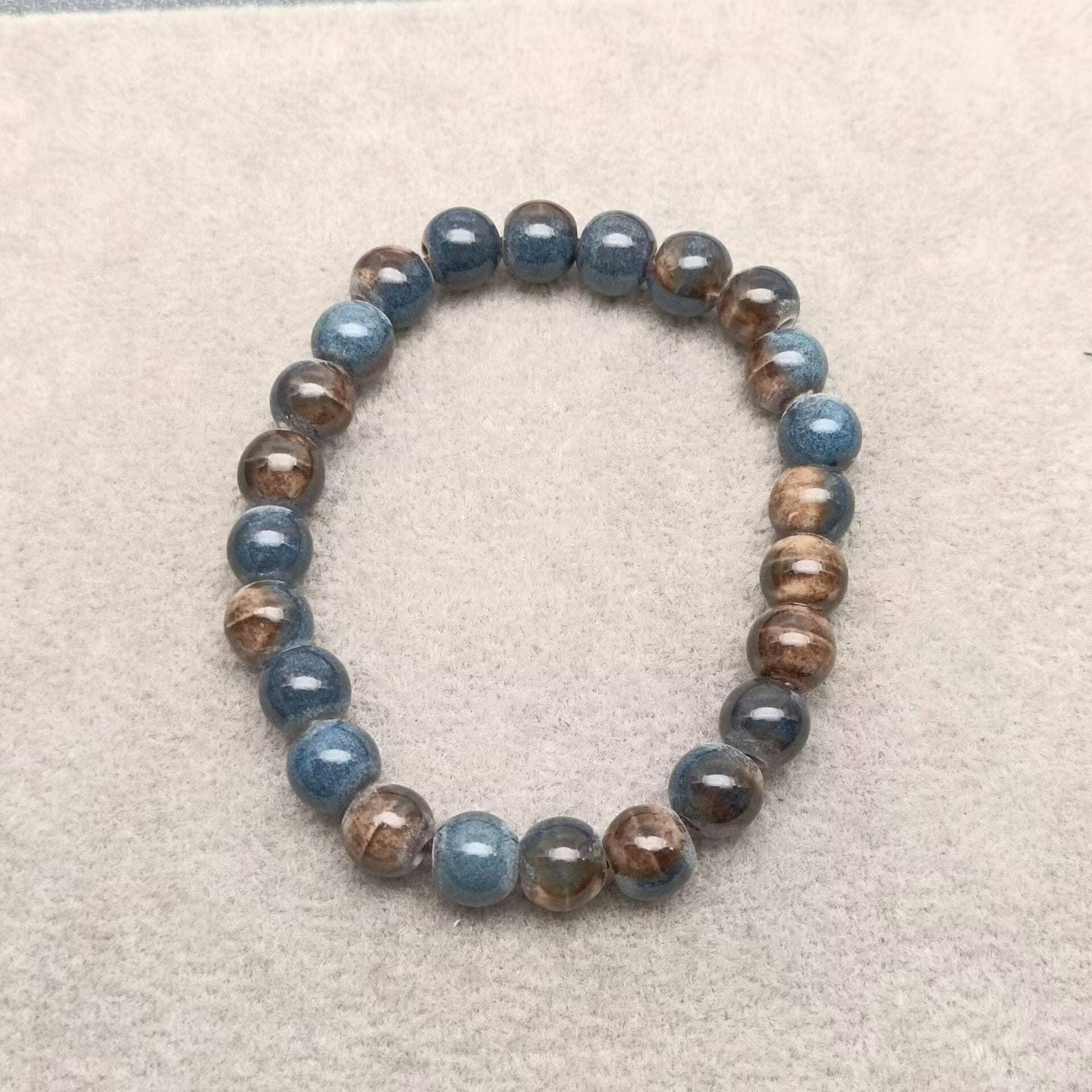 Mio Queena - Wholesale Armband met kralen - Handgemaakte elastische touwarmband met keramische kralen in meerdere stijlen10