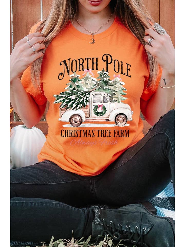 COLORBEAR - Wholesale T-Shirt (Graphic) - Women's - North Pole Christmas Graphic Tee13