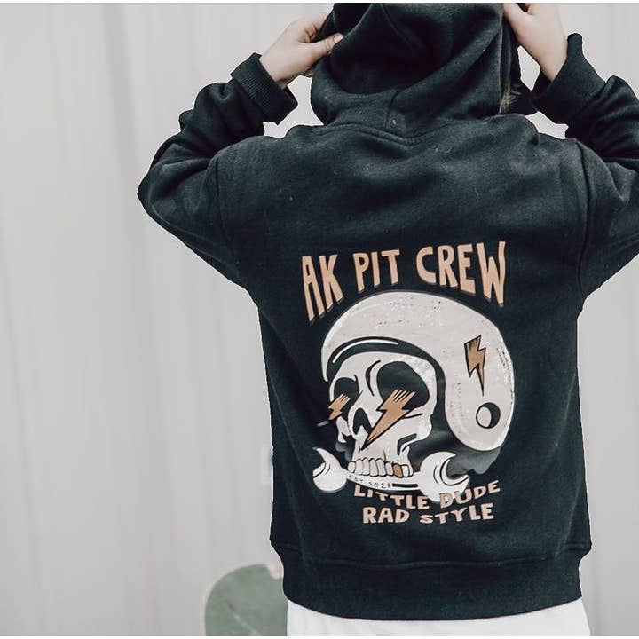 AK CLOTHING COMPANY, LLC - Wholesale Sweatshirt - Kids - Pit Crew Toddler Hooded Sweatshirt