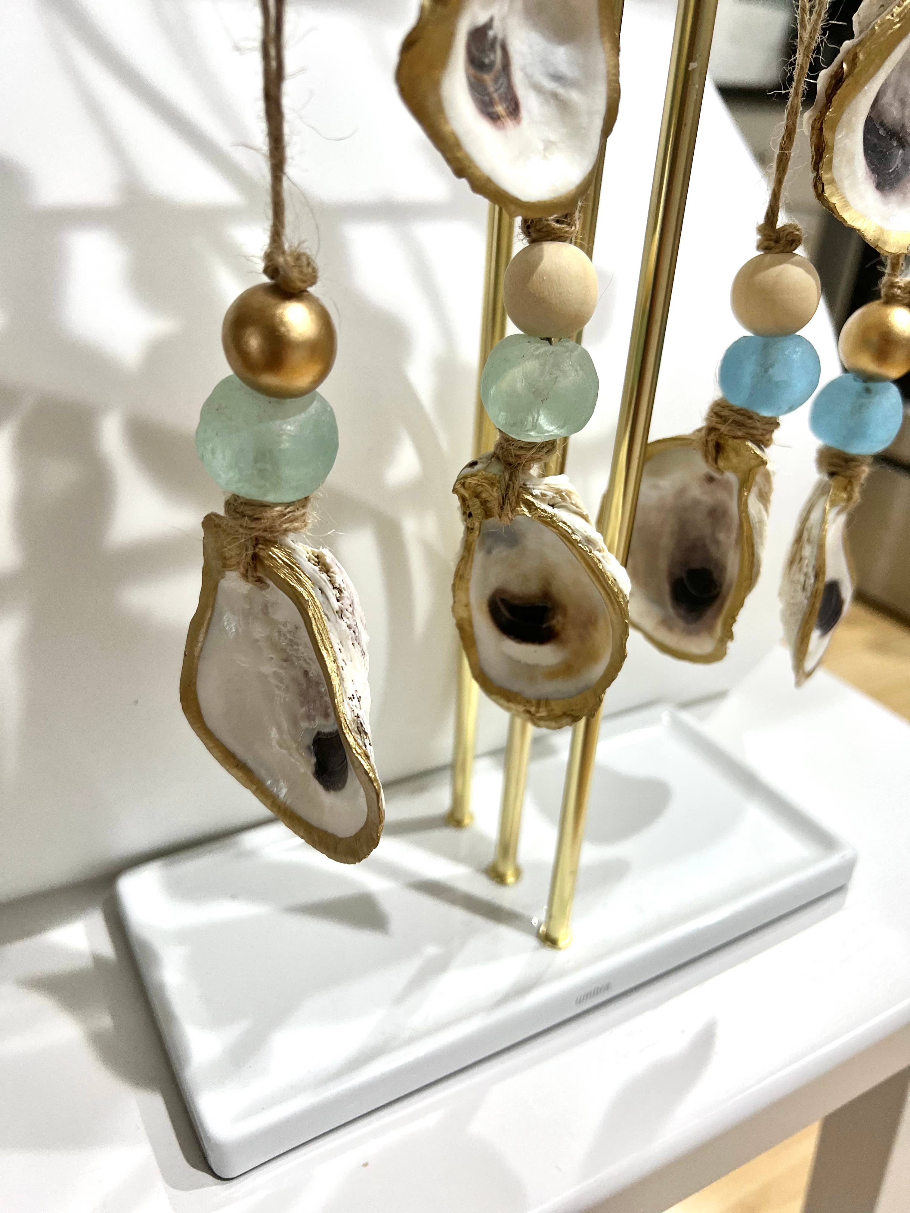 The Gilded Shell - Wholesale Ornament - Eco-friendly Sea Glass Ornaments - Single7