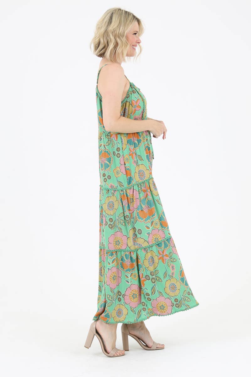 Nostalgia - Wholesale Dress - Women's - N4176-FP78 MAXI DRESS3