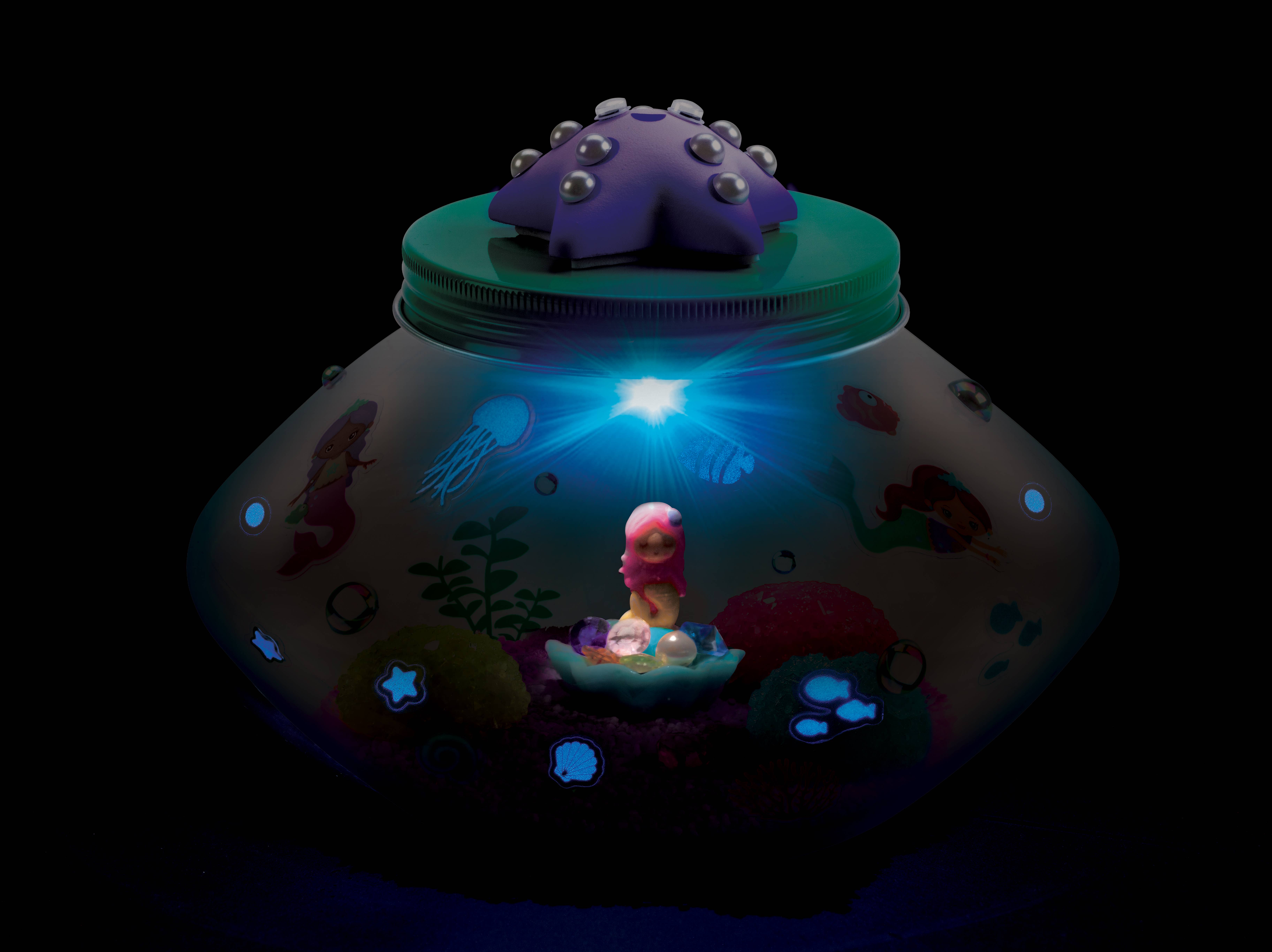 Faber-Castell / Creativity for Kids - Vente Kit de bricolage – enfant - Kit de bricolage Grow Your Own Crystal Mermaid Terrarium pour enfants9