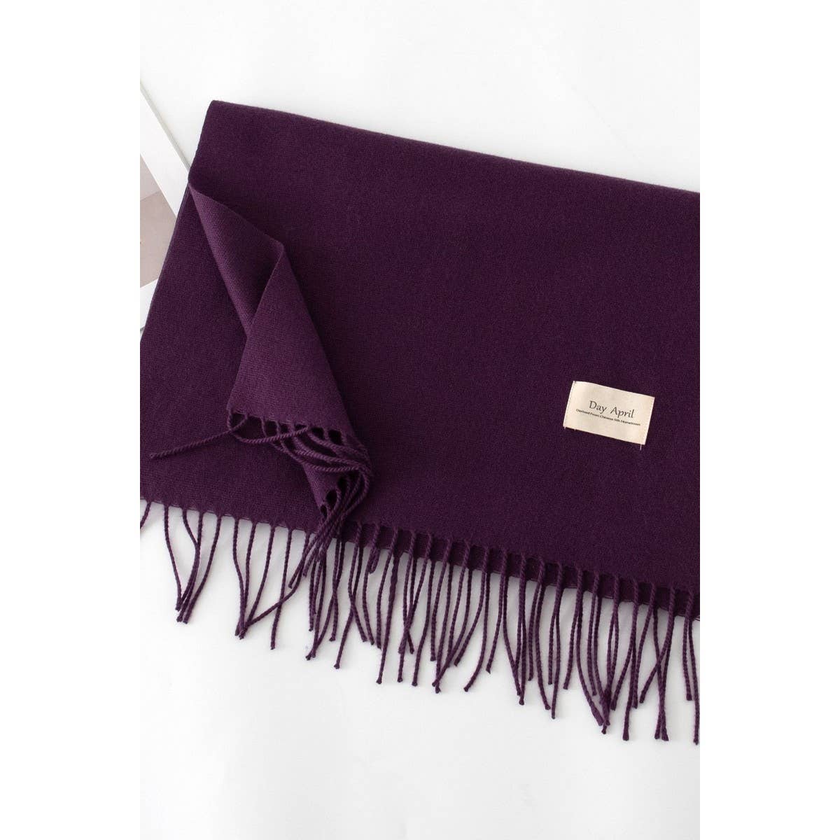 NINEXIS - Vente Écharpe – femme - CWASC1482_ÉCHARPE CHAUDE DE COULEUR UNIE À COL CHÂLE31