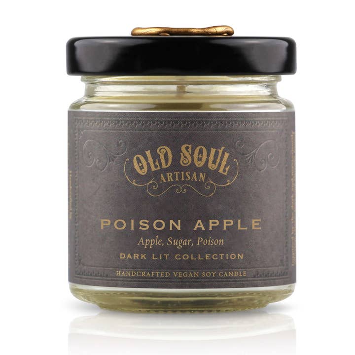 Poison Apple - 4 Oz Soy Candle - Fairytale Inspired Gift for wholesale by Old Soul Artisan