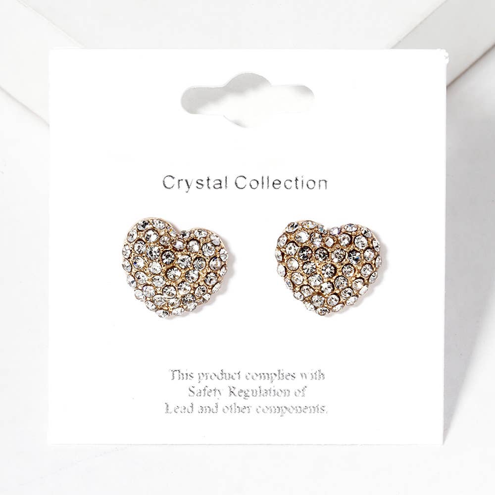 Sensibling Corp. – Großhandel Ohrstecker – Kristall-Pavé-Herz-Ohrstecker3