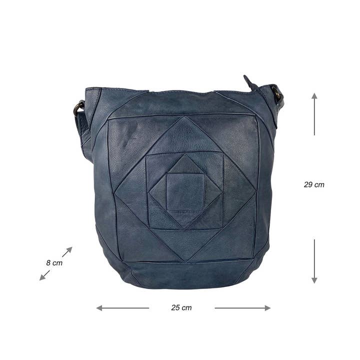 Arrigo - Wholesale Crossbody bag – Women's - Arrigo Ladies Crossbody Shoulder Washed Leather23