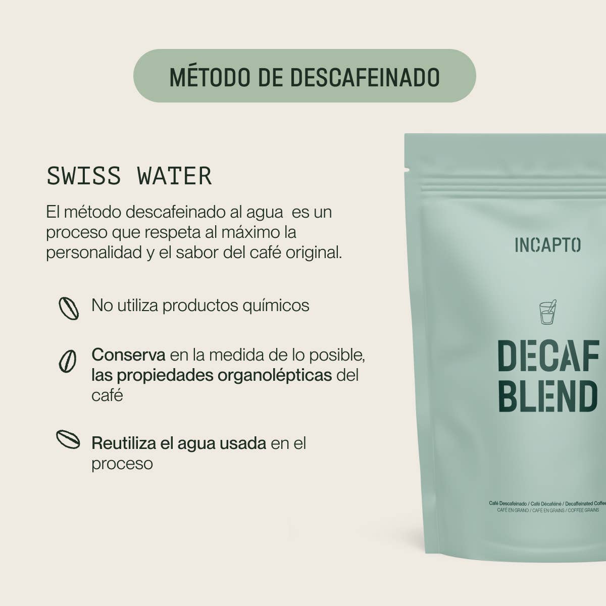 INCAPTO COFFEE - Wholesale Koffiebonen - 100% Arabica-cafeïnevrije speciale bonenkoffie2