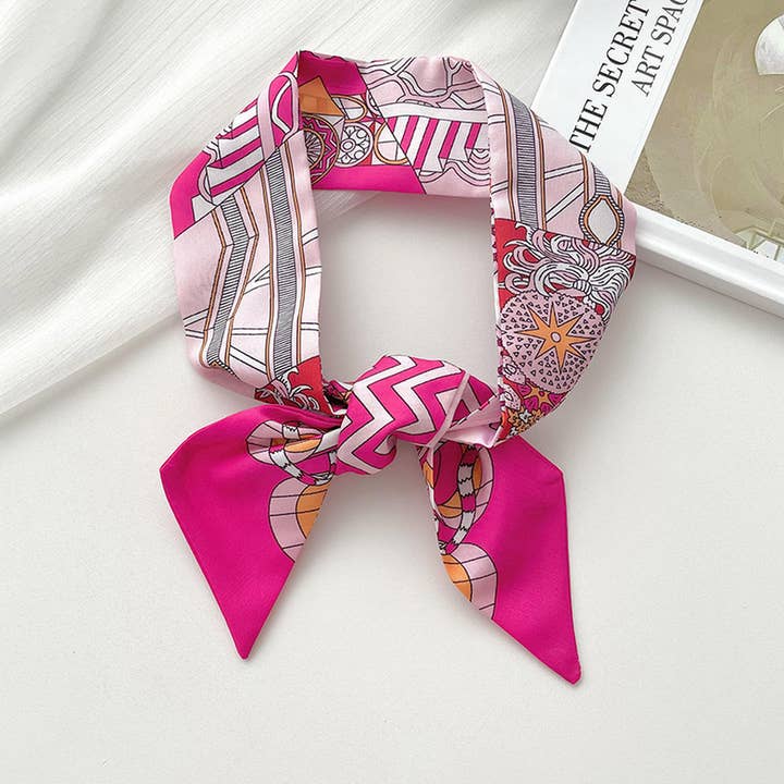 ACCITY - Wholesale Scarf - Women's - RETRO LONG TIE BAG HANDLE RIBBON SCARF_CWASC07223